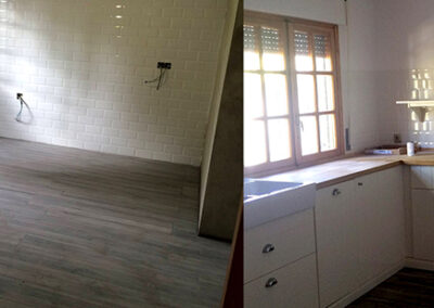 Evolución Obra JML reforma de cocina y baño en vivienda