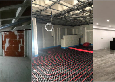 Evolución de la obra SM4 de reforma de sótano